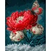 Tapyba pagal skaičius Drugelis ir aguonos 40x50 cm