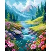 Tapyba pagal skaičius Kalnų upelis 40x50 cm