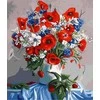 Tapyba pagal skaičius Laukinių gėlių puokštė 40x50 cm
