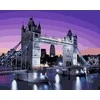 Tapyba pagal skaičius Londono tilto prieblanda 40x50 cm