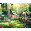 Tapyba pagal skaičius Miško namelis 40x50 cm