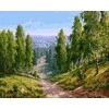 Tapyba pagal skaičius Miško takas 40x50 cm