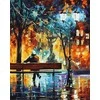 Tapyba pagal skaičius Parko suoliuko atspindys 40x50 cm