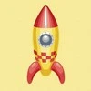 Tapyba pagal skaičius Raketa 20x20 cm