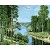 Tapyba pagal skaičius Rami upė 40x50 cm