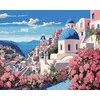 Tapyba pagal skaičius Santorini svajonės 40x50 cm