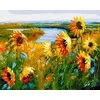 Tapyba pagal skaičius Saulėgrąžų laukas 40x50 cm