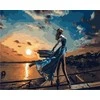 Tapyba pagal skaičius Saulėlydžio elegancija 40x50 cm