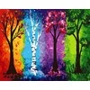 Tapyba pagal skaičius Spalvingi sezonai 40x50 cm