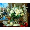Tapyba pagal skaičius Venecijos rožės 40x50 cm