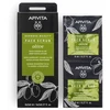 Apivita Olive šveičiamoji ir valomoji veido kaukė, 2 vnt., 8 ml