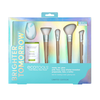 Brighter Tomorrow Set EcoTools: EcoTools Blending Foundation + EcoTools Blending Maskuoklis + EcoTools Diffuse Eyeshadow + EcoTools &amp; Sponge Valiklis Lotion 7.39 ml + EcoTools Blending Blush + EcoTools Makeup Sponge Mėlyna