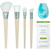 Brighter Tomorrow Set EcoTools: EcoTools Blending Foundation + EcoTools Blending Maskuoklis + EcoTools Diffuse Eyeshadow + EcoTools &amp; Sponge Valiklis Lotion 7.39 ml + EcoTools Blending Blush + EcoTools Makeup Sponge Mėlyna