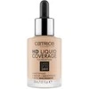 "Catrice Hd Liquid Coverage Foundation" dengiamasis makiažo pagrindas, išliekantis iki 24 valandų 050-Rosy Ash 30ml