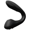 Cere, Spellbound Stimulator, Vibrator & Clit Licker 2-In-1, Air Pulse Vibrator, Curved, USB Rechargeable, Medical Silicone, Juodas