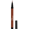 Christian Dior, Diorshow On Stage, Atsparus vandeniui, Ultra-Flexible Felt Tip, Intense Color, Liquid Akių apvadas, 676, Satin Rust, 0.55 ml