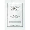 „Depot 400 Shave Specifications No. 402“ raminamasis skystis prieš ir po skutimosi su eteriniais aliejais, 10 ml