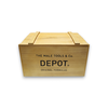 Depot Expo Empty Wooden Box šviesiai rudas 30 x 19 x 16 cm