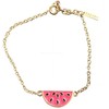 Escada, Summer Limited Edition - Sorbetto Rosso, Melon, Base Metal Bracelet, 11939595, 17 cm, Gold, For Women