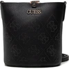 Guess, Amara, poliesterio, tekstilinė rankinė, 4G logotipas, Juodas, HWSG8493010, 22 x 20,5 x 14 cm