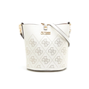 Guess, Amara, Polyester, Textile Handbag, 4g Logo Bucket, Baltas, HWSG8493010, 21 x 21 x 11 cm
