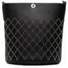 Guess, Amara, Synthetic Leather, Textile Backpack, Juodas, XG849301, For Women, 18/21 x 20 x 14 / 14/18 x 17.5 x 6.5 cm