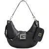 Guess, Brightside, Polyurethane, Textile Bag, Mini, Juodas, For Women