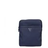 Guess, Certosa, Tekstilinė rankinė per petį, Mėlyna, HMECRNP2258BLU, 22,5 x 23 x 6 cm, Vyrams