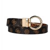 Guess, Cessily, Textile Belt, Juodas, For Women