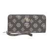 Guess, Digital, Textile Wallet, SLG Large Zip, Juodas, For Women