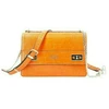 Guess, Katey, Transformuojamas Xbody rankinukas per petį su atvartu, tekstilinis krepšys per petį, oranžinis, HWCG78 70210, 23,5 x 16 x 7,5 cm, moterims