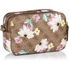 Guess, Noelle, Double Zip Compartments, Textile Crossbody Bag, Floral, 20.32 x 7.62 x 13.97 cm, For Women