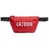 Guess, Quatro, Textile Fanny Pack, Raudona, 19/28.5 x 17 x 4 cm, For Men