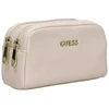 Guess, Vanille, Synthetic Leather, Textile Bag, Toiletry, rusvai gelsvas, For Women, 23 x 17 x 8 cm