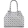 Guess, Vikky, Leather, Textile Bag, Baltas, For Women, 32.5x27x15 cm
