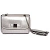 Guess, XBODY FLAP, Textile Crossbody Bag, Sidabrinis, Mini, For Women