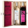 His &amp; Hers Set Etter: Zuger Kirsch, Liqueur, 41.2%, 350 ml + Kirsch, Liqueur, 15%, 350 ml