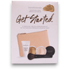 „Bare Minerals I Am An Original“ rinkinys: „Prime Time Vitamin E Smooth Wear Foundation Primer Golden Tan“, 15 ml + Originalus skystas makiažo pagrindas SPF 15, 2 g + „Mineral Veil Matte Finish“ biri fiksuojamoji pudra „Golden Tan“, 2 g + „BareMinerals“ fiksuojamoji pudra