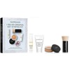 „Bare Minerals I Am An Original“ rinkinys: „Prime Time Vitamin E Smooth Wear Foundation Primer Golden Tan“, 15 ml + Originalus skystas makiažo pagrindas SPF 15, 2 g + „Mineral Veil Matte Finish“ biri fiksuojamoji pudra „Golden Tan“, 2 g + „BareMinerals“ fiksuojamoji pudra