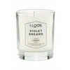 I Love Signature Collection Bergamot Žalias Apple Parma Violets Rose Scented Candle, 160 g