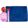 Prabangus „Naturals“ kvepalų rinkinys „Chopard“: „Happy Felicia Roses“ kvepalai moterims, 100 ml + „Happy Felicia Roses“ kvepalai moterims, 10 ml + „Chopard“ sintetinės odos tekstilinis krepšys moterims, 2,4 x 9 x 6,2 cm