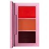 MAC From Harris With Love Lip Palette Roman Revelation: Bright Oranžinis (Matte) + No Place Like LA: Warm Nude (Amplified) + London Grind: Deep violetinė (Amplified), 3 g