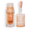 Makeup Revolution Pout Lip Oil Honey Shimmer Vegan Glossy Lip Oil Honey Shimmer, 4 ml