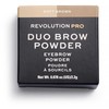 „Makeup Revolution REVOLUTION PRO“ veganiška antakių pudra, švelniai ruda, 2,2 g