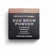 „Makeup Revolution REVOLUTION PRO“ veganiška antakių pudra, rausvai ruda, 2,2 g