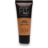 Maybelline Fit Me Matte + Poreless Liquid Foundation 334 Warm Tan, 30 ml