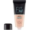 Maybelline Fit Me Matte + Poreless Liquid Foundation 104 Soft Ivory, 30 ml