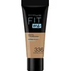 „Maybelline Fit Me Matte + Poreless“ skystas makiažo pagrindas, 336 „Warm Olive“, 30 ml