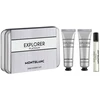 Mont Blanc Set Montblanc: Explorer Platinum Eau De Parfum For Men 7.5 ml + Explorer Platinum Hydrating Kreminis For Face, 30 ml + Explorer Platinum Hydrating Dušo želė All Skin Types, 30 ml