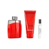 Mont Blanc Montblanc Legend Raudona Eau De Perfume Purškiklis, 100 ml Set 3 Pieces